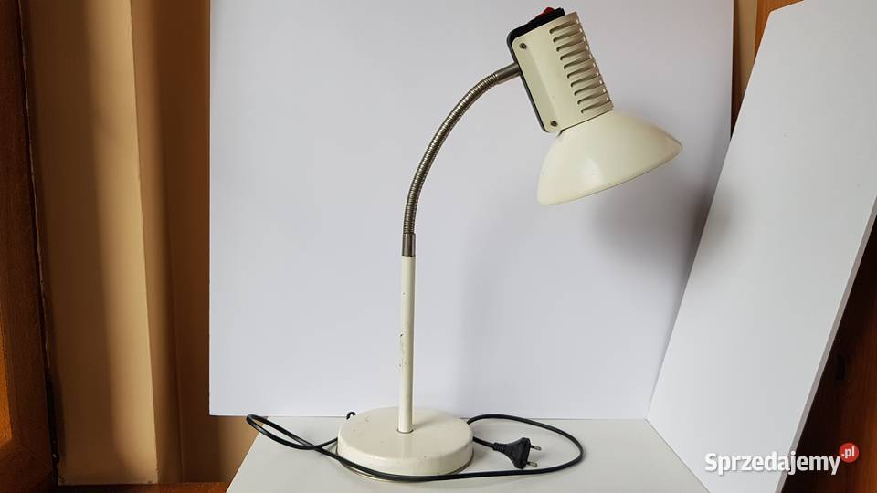Lampka biurkowa ART Polam Wilkasy PRL śląskie Dąbrowa Górnicza
