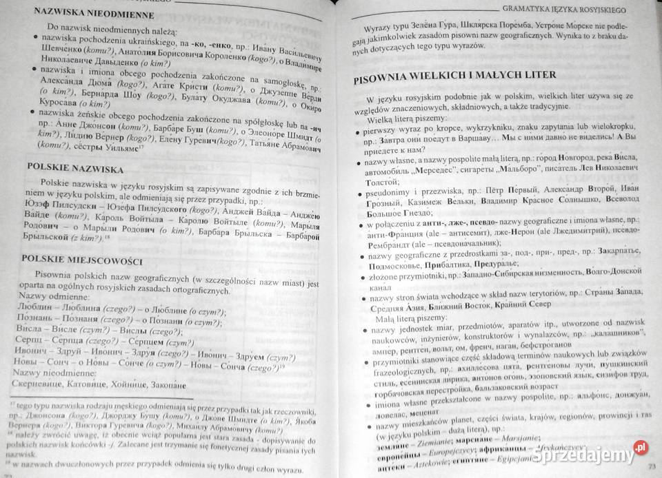 Gramatyka języka rosyjskiego Julia Piskorska Chełm