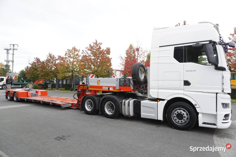 MAN TGX 28510 62 Naczepa niskopodwoziowa