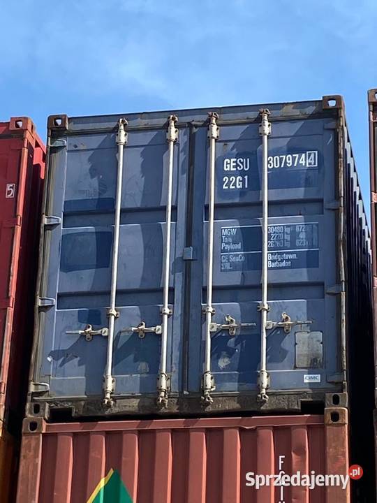 Kontener Morski Magazynowy Budowlany 20DV Gdańsk