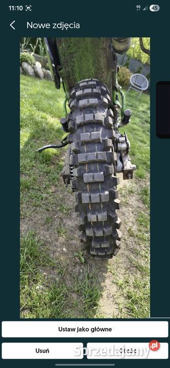 Kawasaki kmx 125 enduro przerobiony na crossa manualna Gabryelin