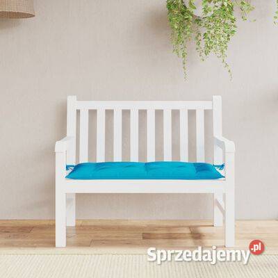 vidaXL Poduszka na ławkę ogrodową niebieska Poduszki mazowieckie sprzedam