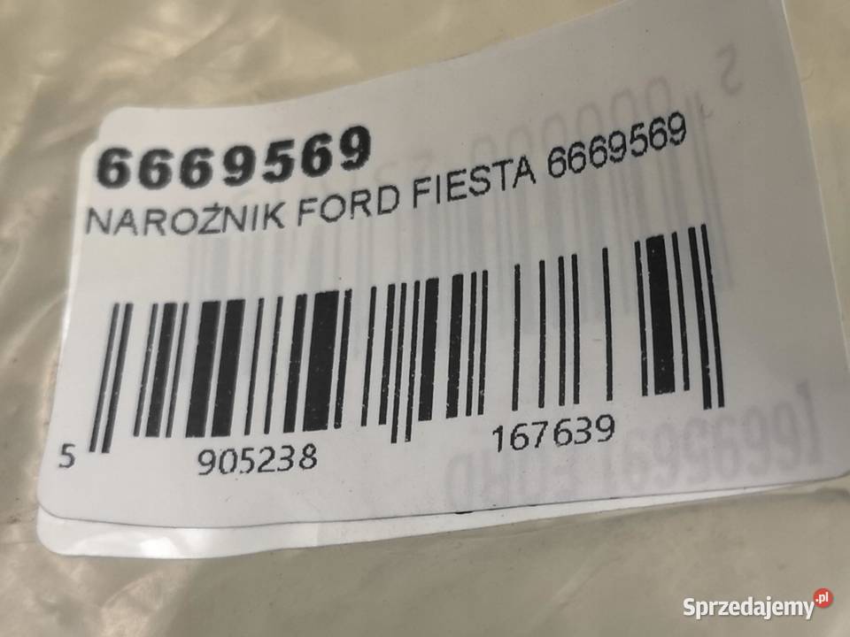 NAKŁADKA ZDERZAKA LEWY TYŁ FORD FIESTA COURIER