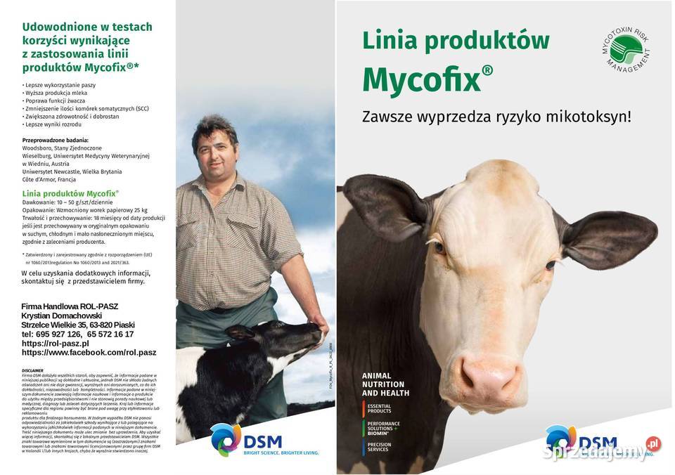 Mycofix Select 3E preparat na mykotoksyny w Strzelce Wielkie