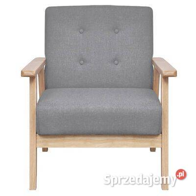 vidaXL Fotel jasnoszary tkaninasku242225 Warszawa