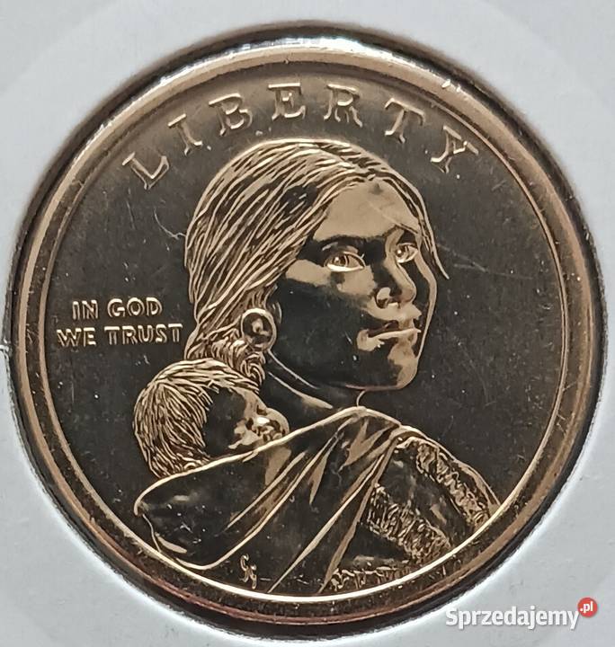 1 Dolar Indianka Sacagawea Polly Coopermen D Konin sprzedam