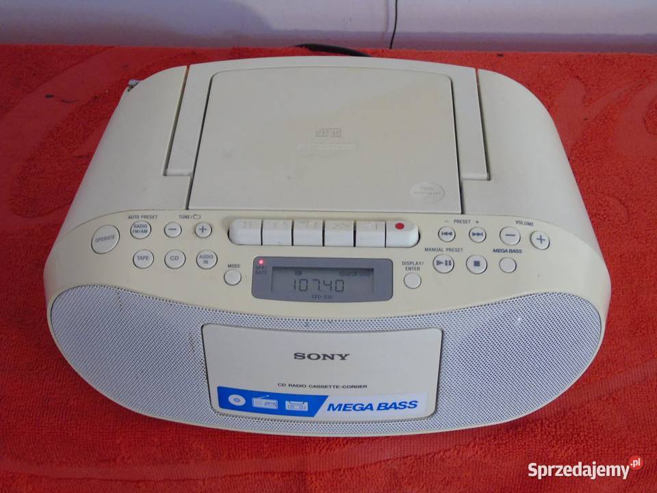 Radio odtwarzacz z CD i magnetofon Sony CFDS50 Jasło sprzedam