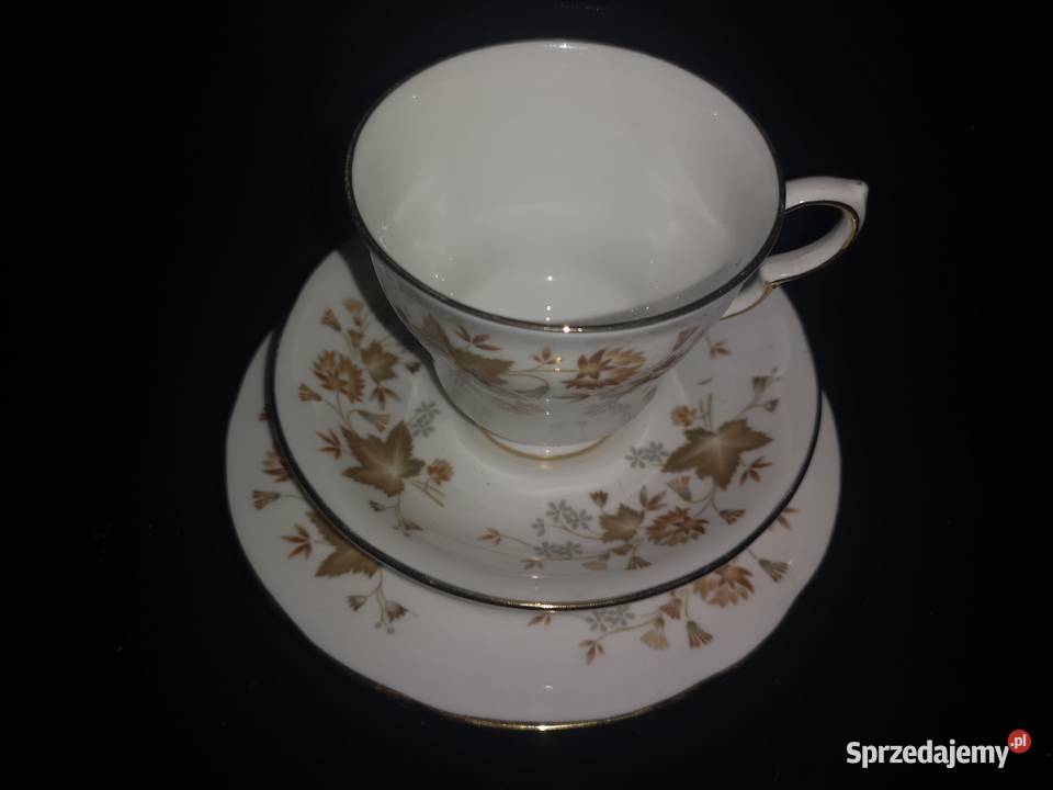 Filiżanka z talerzykiem Cocclough Jesienne pomorskie Gdańsk