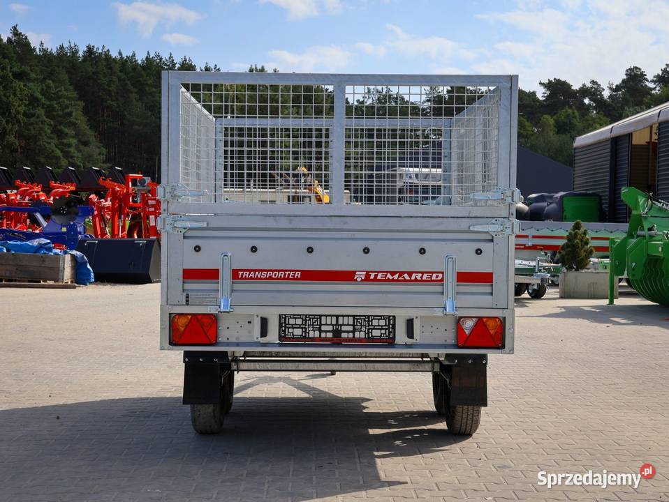 Przyczepa TEMARED TRANSPORTER 25152 z burtami Cegielsko sprzedam