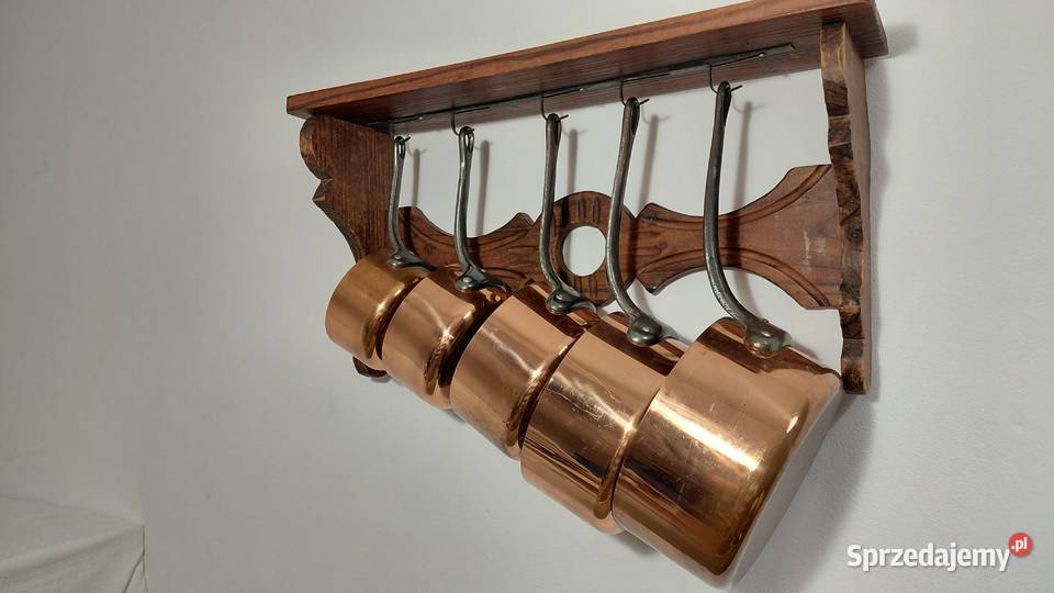 Zestaw Francuskich rondli miedzianych małopolskie Krzykawa sprzedam