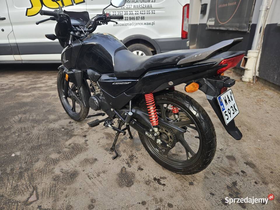 Honda CB125F 2024 kat B nowa zadbana LED Warszawa