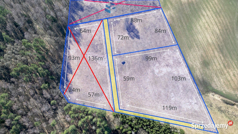 Działka Jędrychówko 7979m2 sprzedam