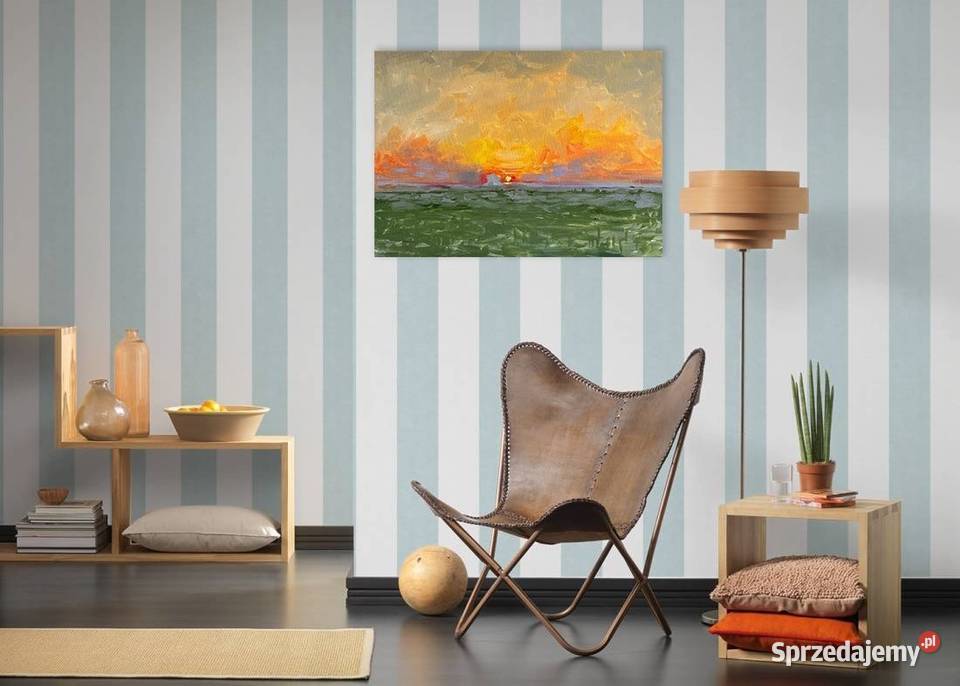 Wschód słońca w Avebury obraz olejny pejzaż Katowice