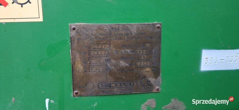 Prasa rolujące SIPMA FARMA 2 Książ Wielki