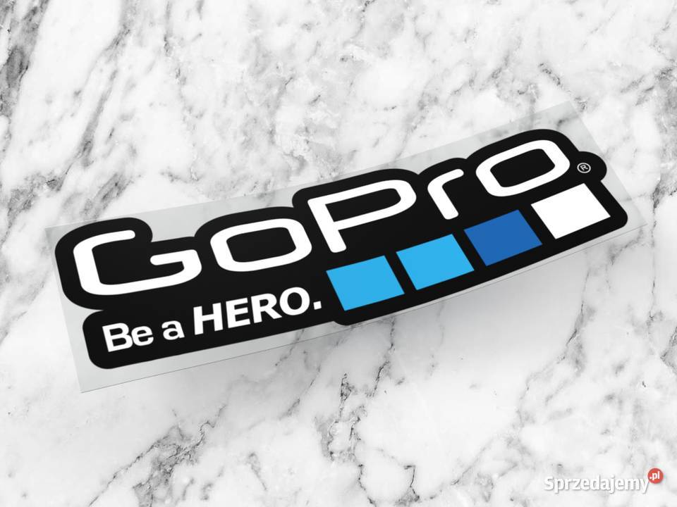 Naklejka GOPRO 10 x 3 go pro hero cross enduro 1 podlaskie Choroszcz