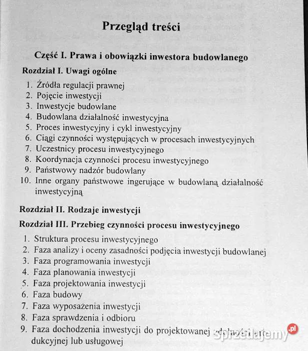 Inwestycje budowlane Poradniki prawnicze I Weiss Chełm
