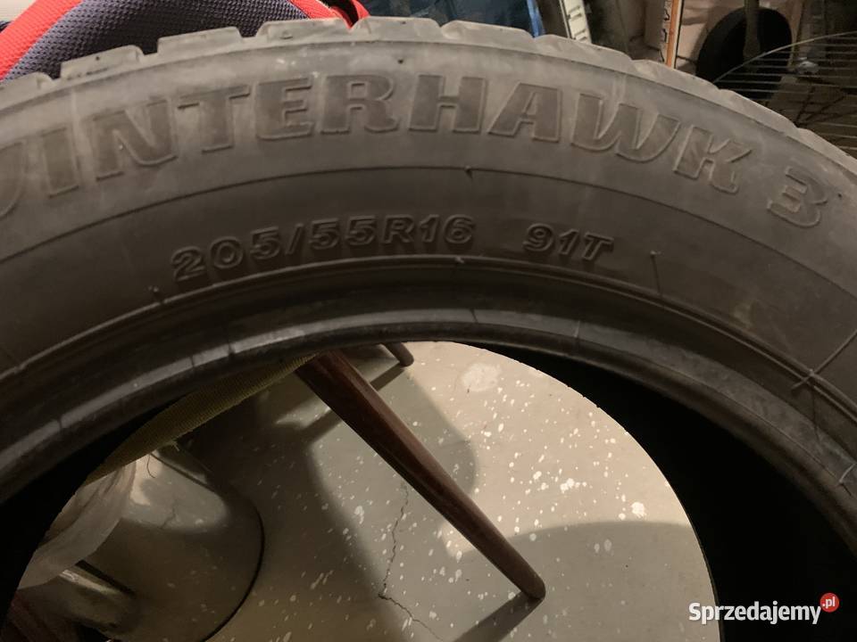 Opony zimowe Firestone 205 55 16 2 sztuki 5mm Opony i felgi Koziegłowy sprzedam