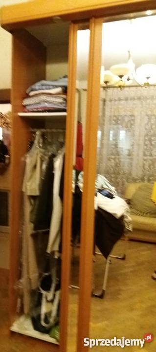 Szafa trzydrzwiowa podświetlana kolor olcha