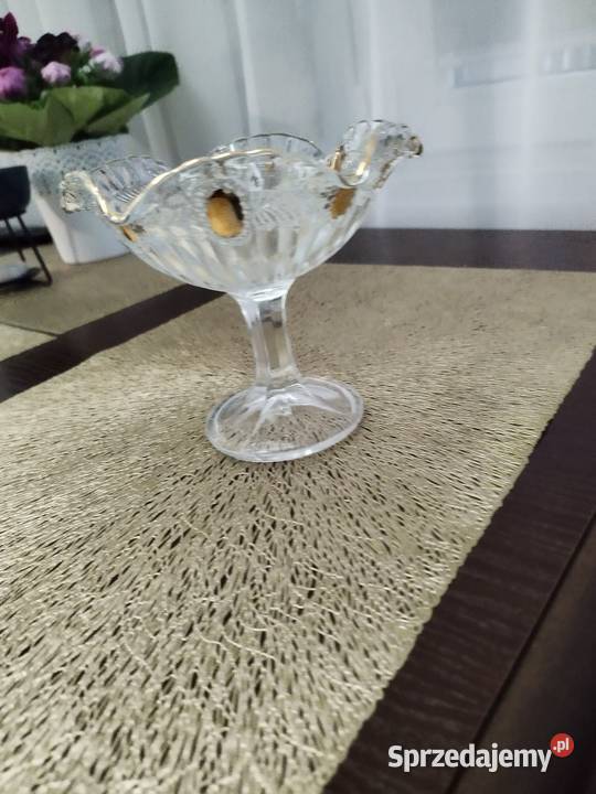 Cukiernica szklana przezroczysty łódzkie Łódź