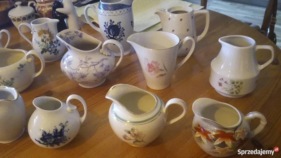 Mleczniki porcelana sygnowana Nysa