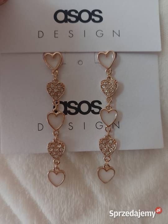 ASOS DługieBogato zdobione kolczyki z Londynu Dodatki Kraków