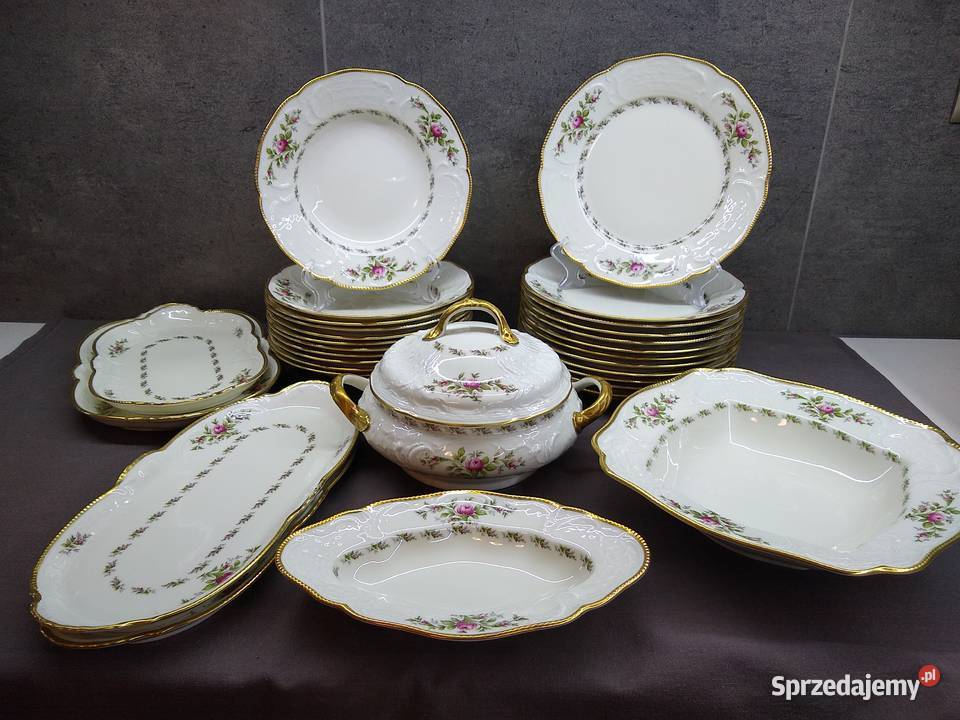 Serwis obiadowy Rosenthal Sanssouci Moosrose 12 Kalisz sprzedam