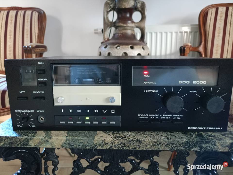 Deck BDG2000 Magnetofon Germany Vintage Drawski Młyn