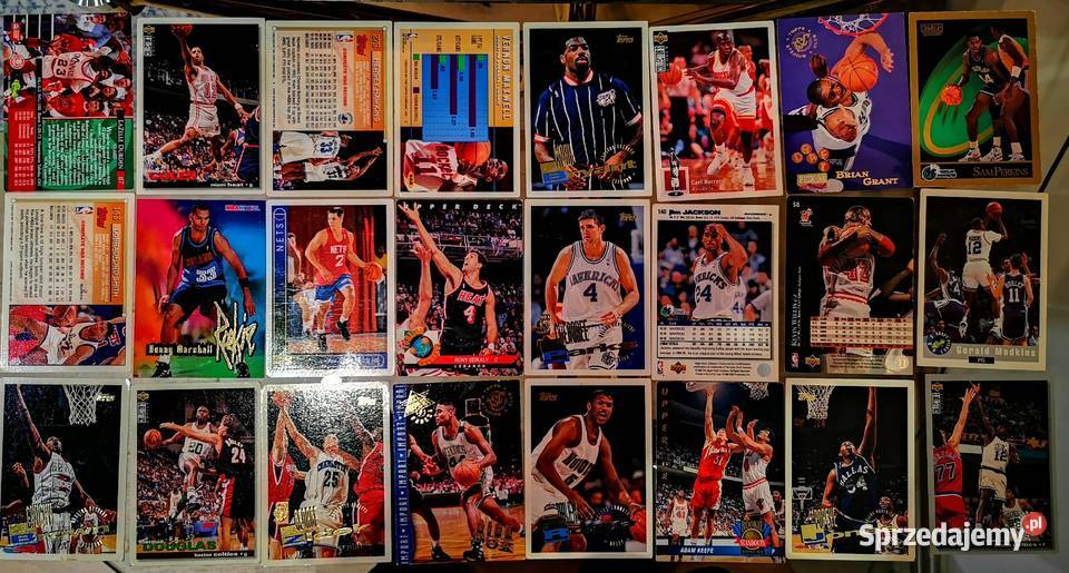 Karty NBA z lat 90tych Opole sprzedam