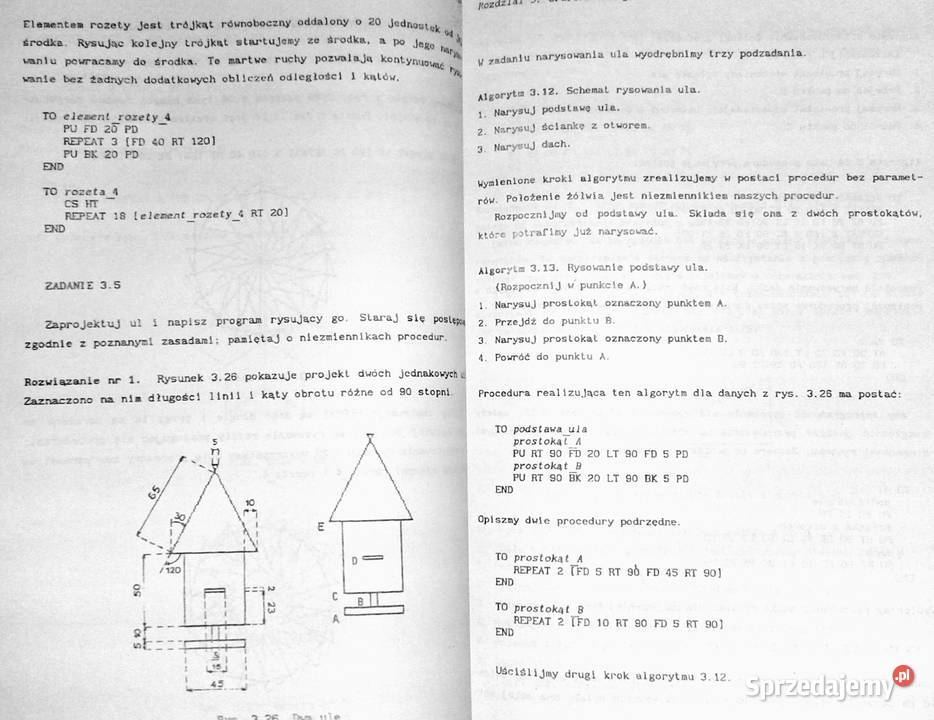 Elementy informatyki Rozwiązania zadań Komputer Rok wydania 1991 Chełm sprzedam
