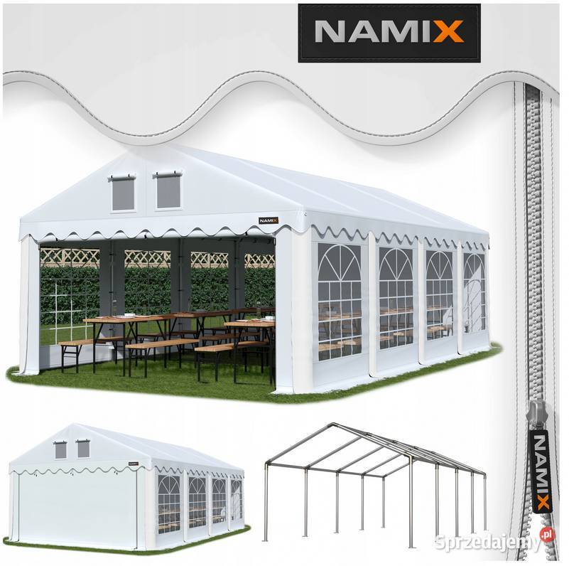 Namiot NAMIX COMFORT 4x8 imprezowy ogrodowy RÓŻNE KOLORY
