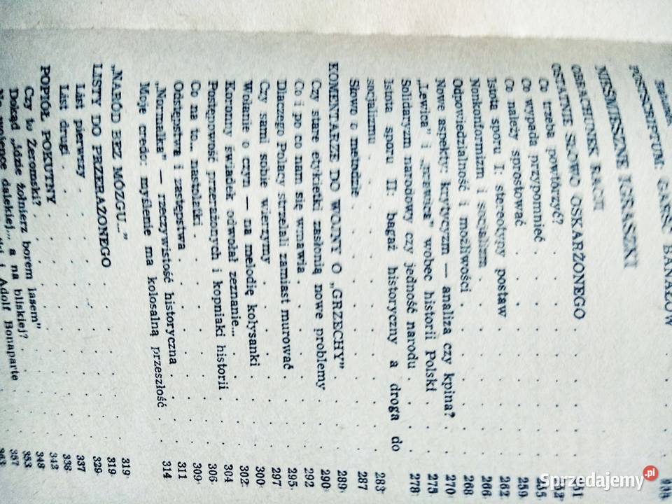 Załuski książka Siedem głównych polskich Antykwariat Warszawa