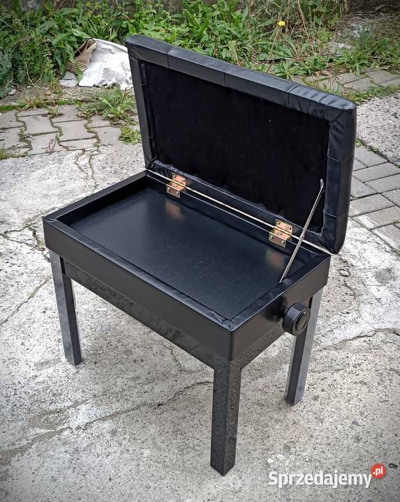 Taboret fortepianowy czarny regulowana wysokość Gorzów Wielkopolski