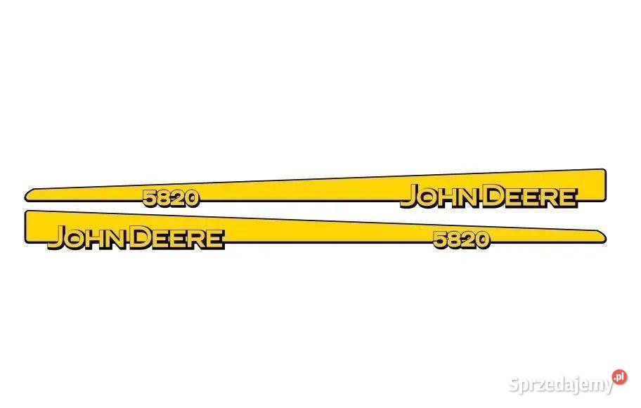 Naklejki oklejenie naklejka JOHN DEERE 5820 mazowieckie Janików sprzedam