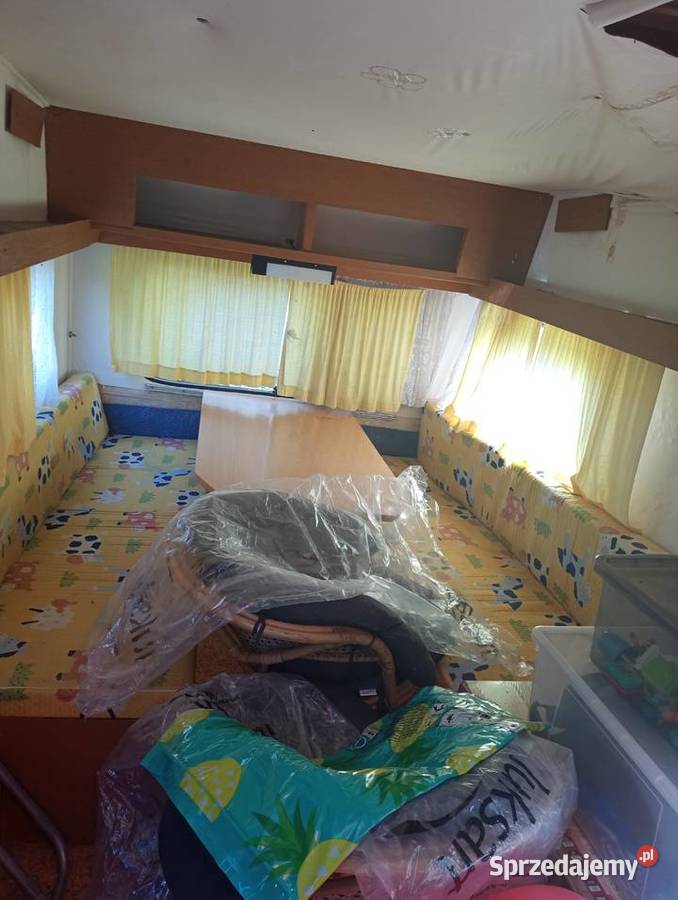 Oddam przyczepę campingową warmińsko-mazurskie Osetno sprzedam