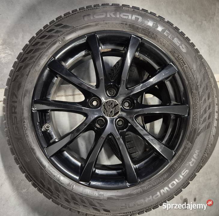 17 Koła Felgi 5x108 opony Nokian 8mm Peugeot