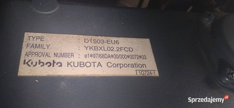 Silnik kubota d1503 tak