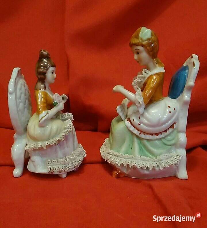 Figurka porcelana dama Słupca