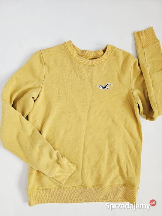 Żółta ocieplana bluza Hollister s 36 mazowieckie Łomianki Dolne