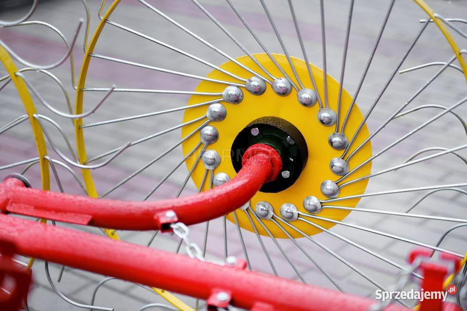 Przetrząsacz zgrabiarka 4 gwiazdowa Z213 4FARMER Ładowacze czołowe podkarpackie Tajęcina