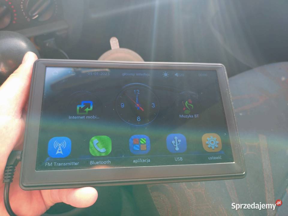 Ekran samochodowy dotykowy Android Auto CarPlay