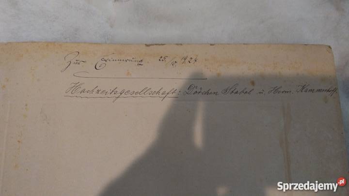 Niemcyfotografia 1924 Pocztówki i karty telefoniczne Sieradz