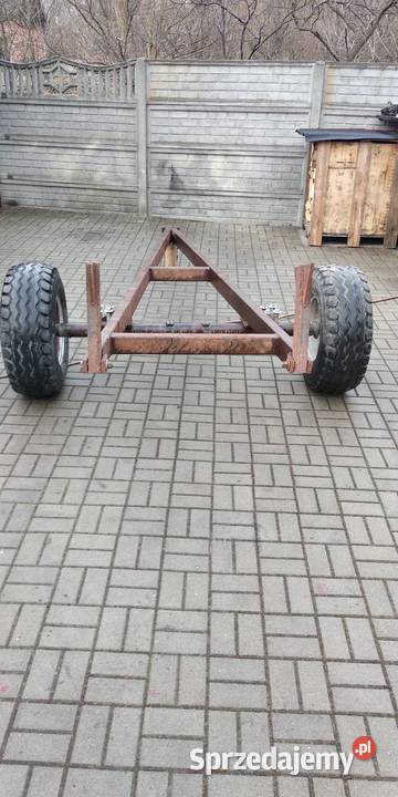 Rama i oś do przyczepy nieuszkodzony Przyczepy rolnicze Pierzchno