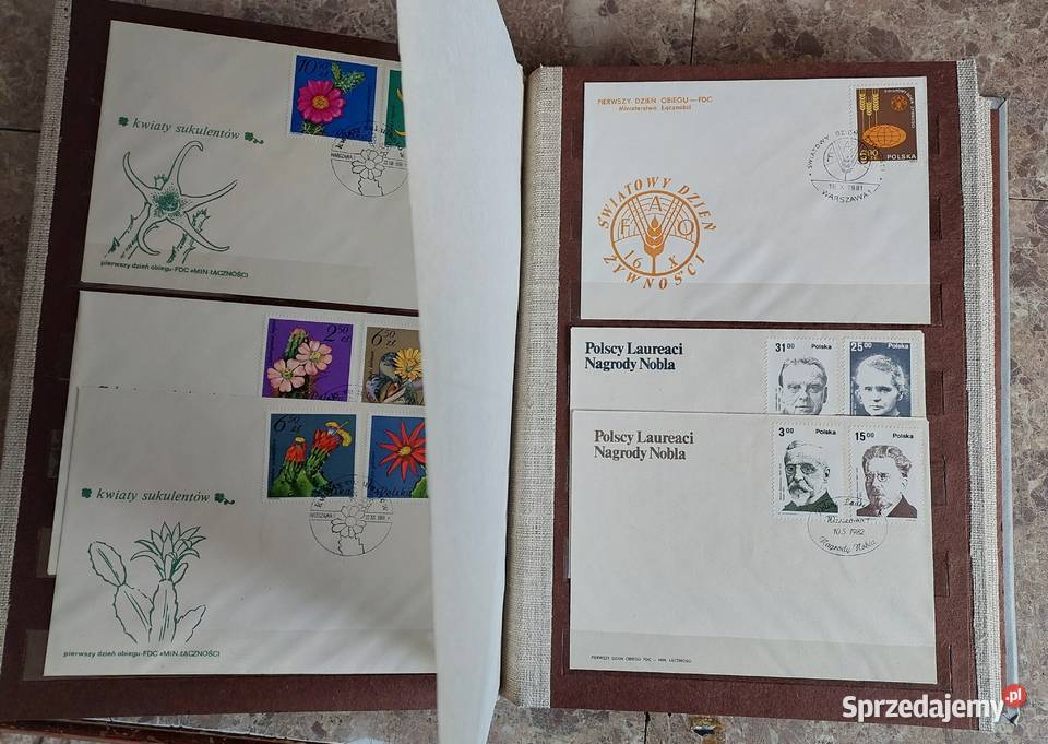 65 koperty znaczki całostki FDC polskie pierwszy Tczew