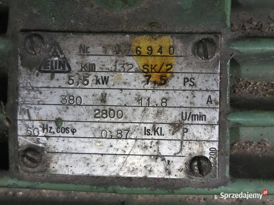 kompresor sprężarka dwutłokowa 220l dolnośląskie Trzebnica