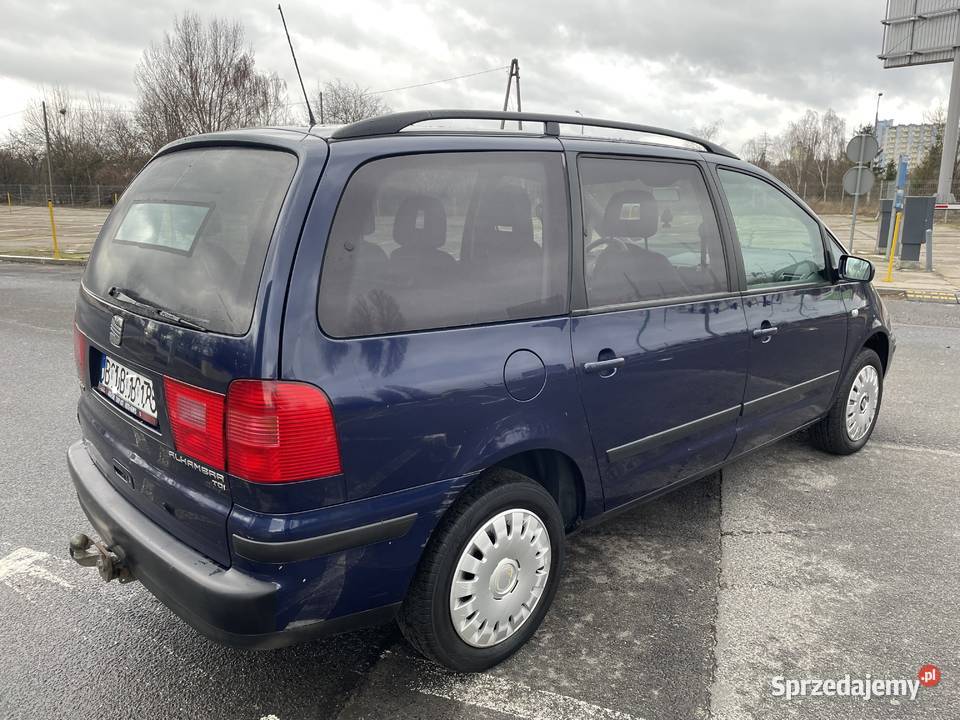 Seat Alhambra 7osobowy Iwł Klima Elektryka Hak wielkopolskie Poznań