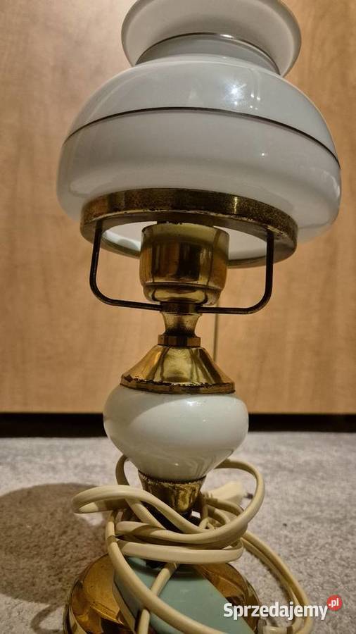 Lampa PRL Polam Wieliczka lampka biurkowastołowa Zgierz