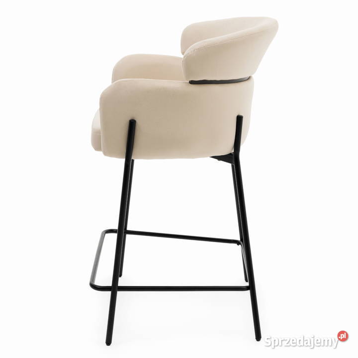 Hoker Tapicerowany Bolzano Jasnobeżowy Wysyłka