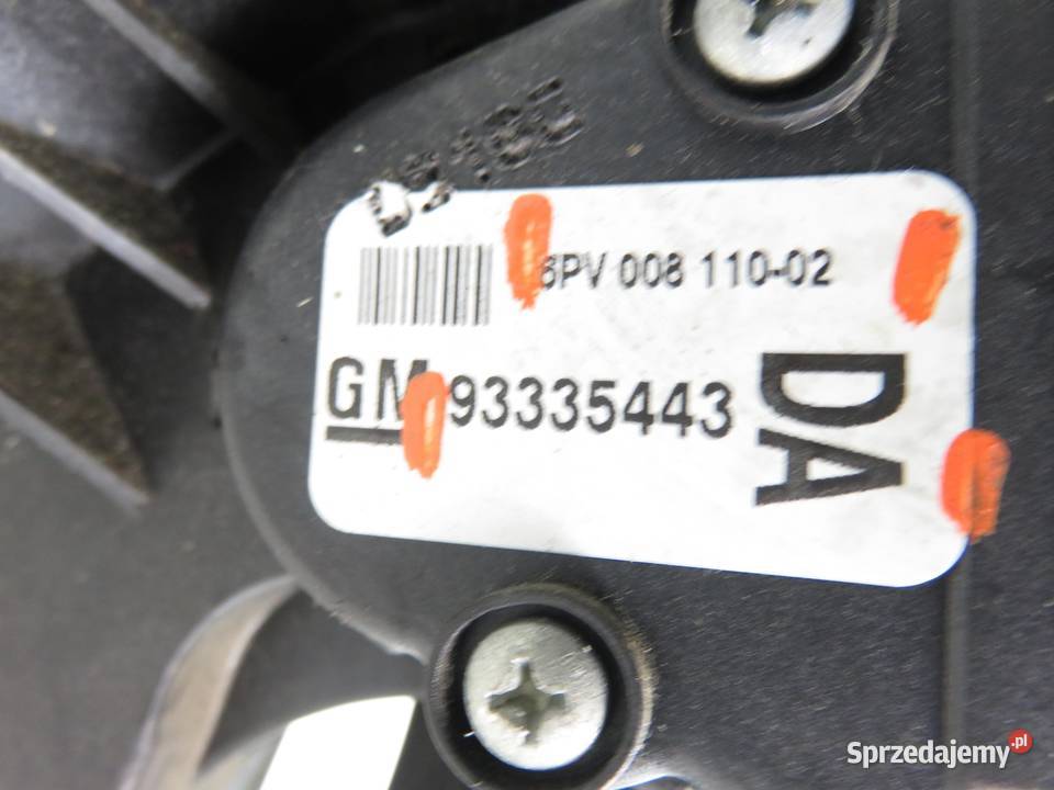 POTENCJOMETR GAZU OPEL MERIVA A 18 93335443DA sprzedam