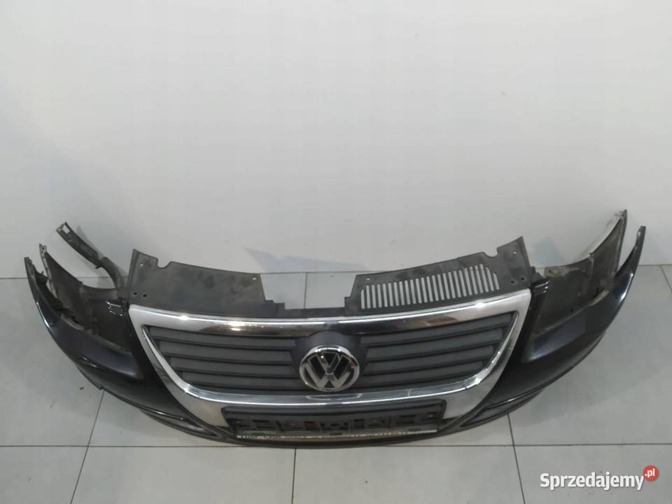ZDERZAK PRZÓD CZARNY VW Volkswagen Passat VI