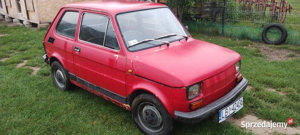Fiat 126p 1987r Rok produkcji 1987 Radzyń Podlaski sprzedam